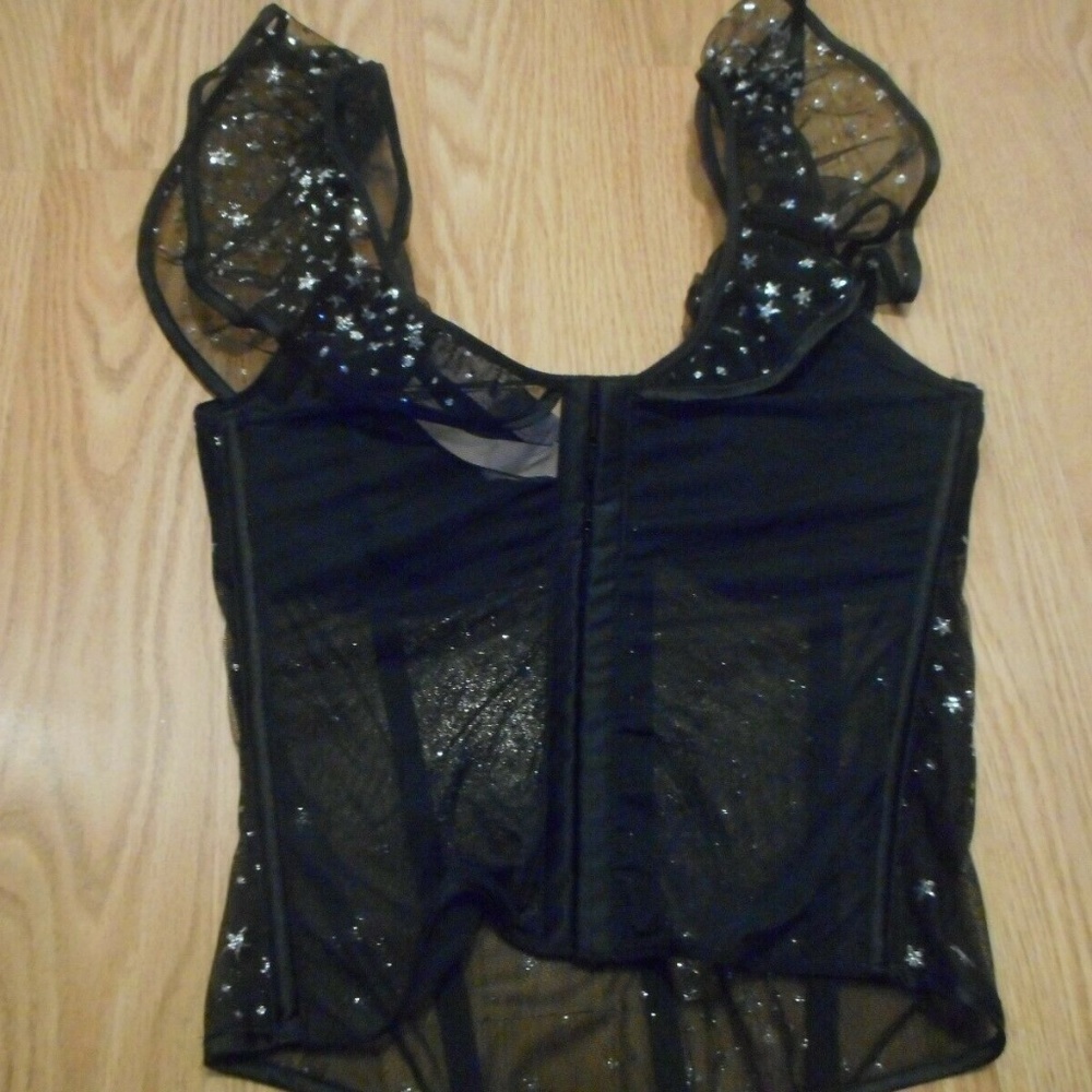 VICTORIA SECRET DREAM ANGEL 32B CORSET BRA BLACK - Picture 6 of 6